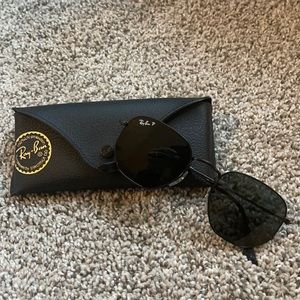 Ray Ban black hexagonal frames